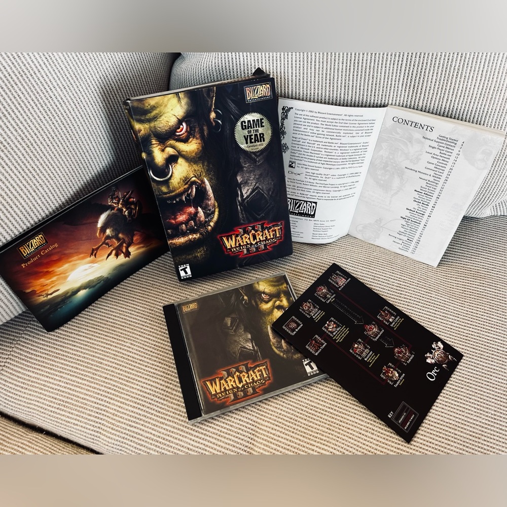 BLIZZARD Entertainment War Craft Reign of Chaos III